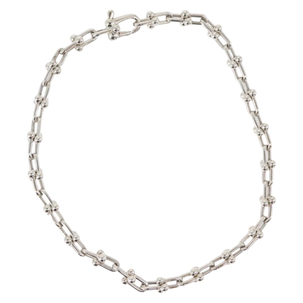 TIFFANY&Co. Hardware Microlink Bracelet Bracelet Ag925 Silver Auth am10867SAV