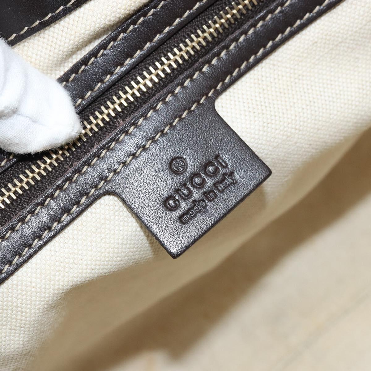 GUCCI GG Canvas Lovely Hand Bag Beige Gold 257069 Auth am10873V