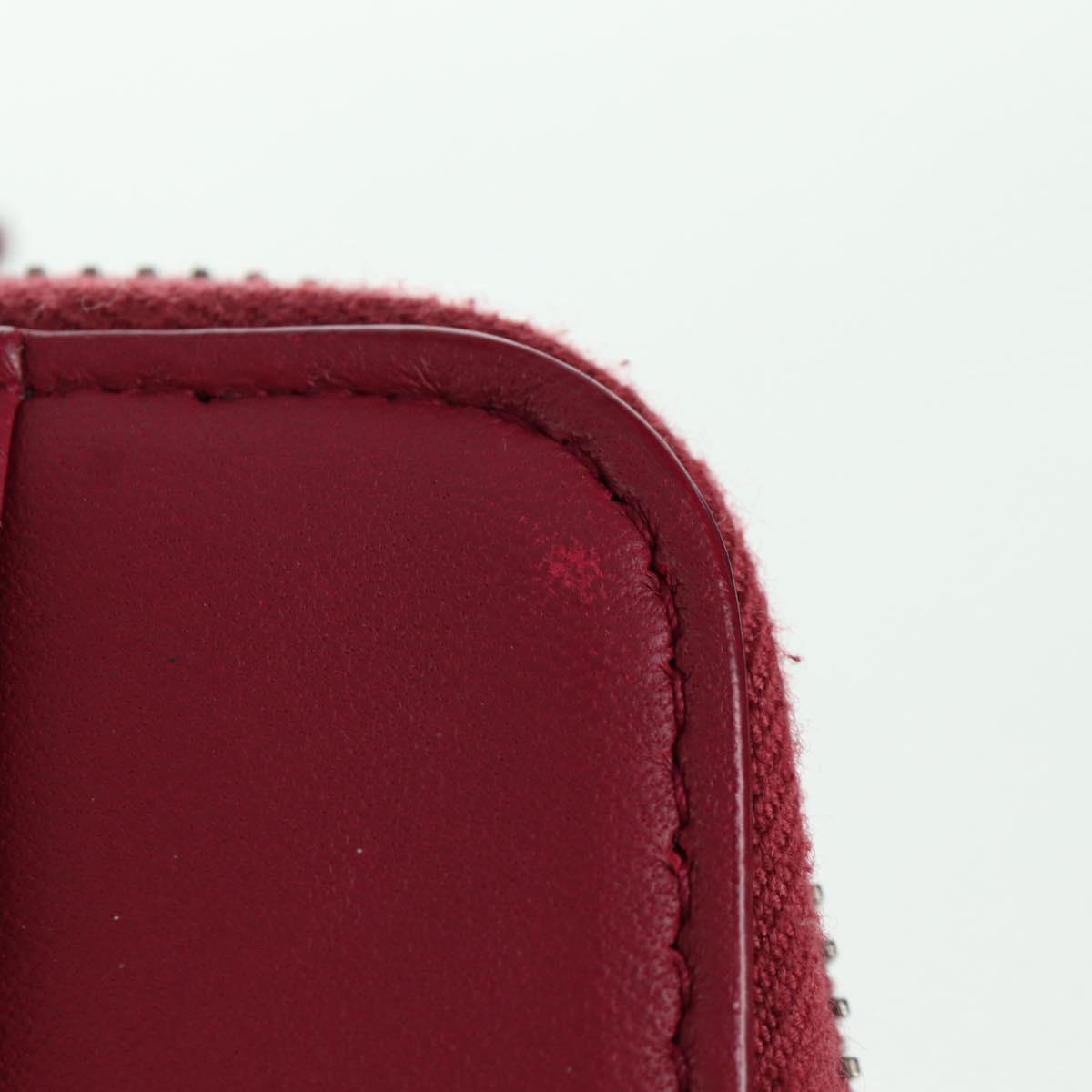 BOTTEGA VENETA INTRECCIATO Round Compact Wallet Leather Pink Auth am10894V