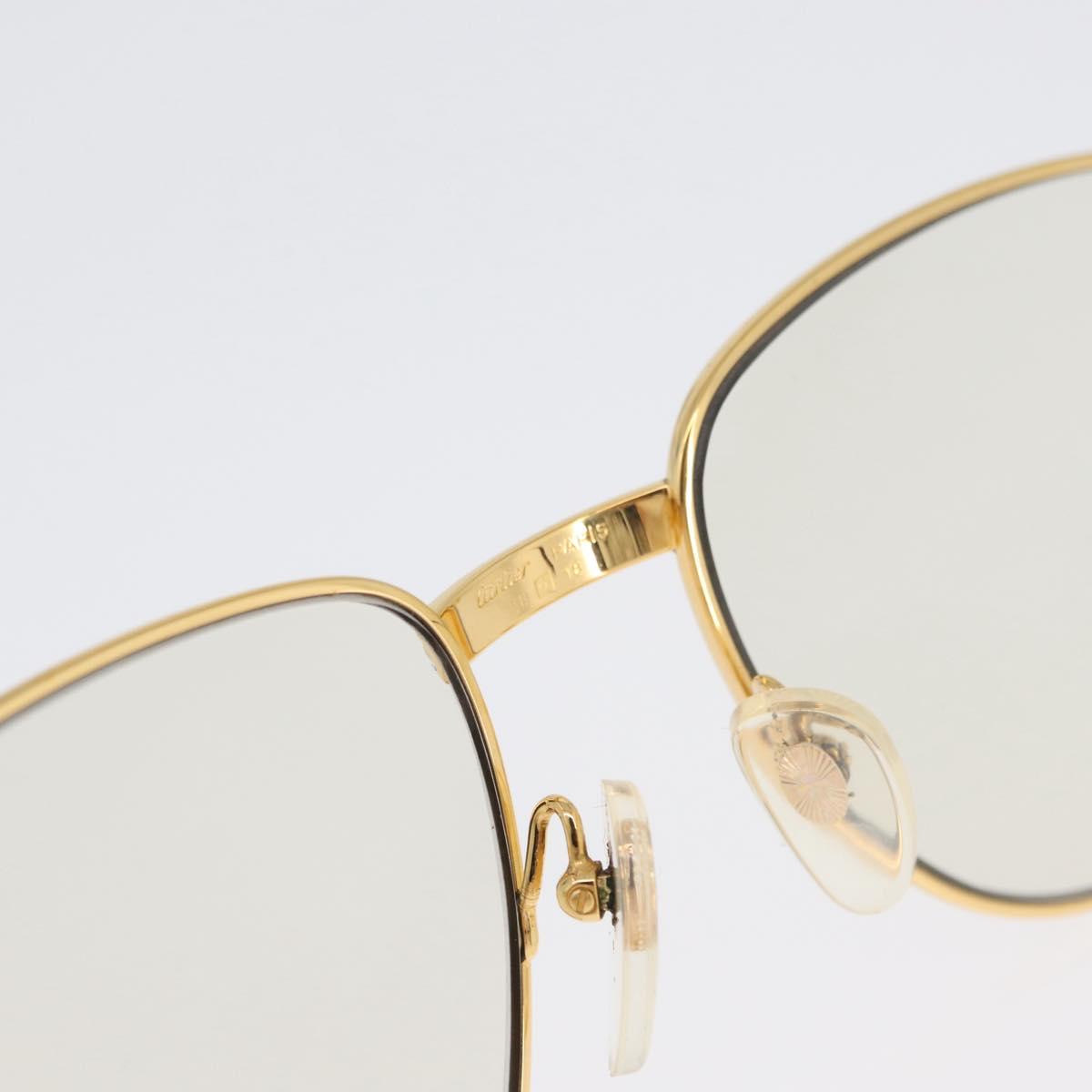 CARTIER Trinity Glasses metal Gold Tone Auth am10917