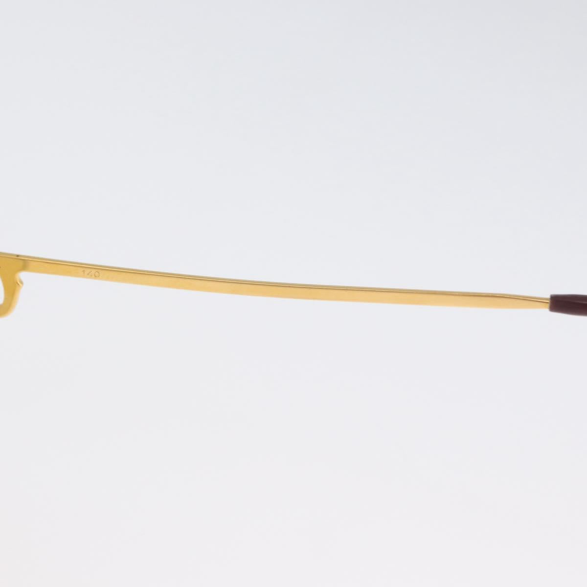 CARTIER Trinity Glasses metal Gold Tone Auth am10917