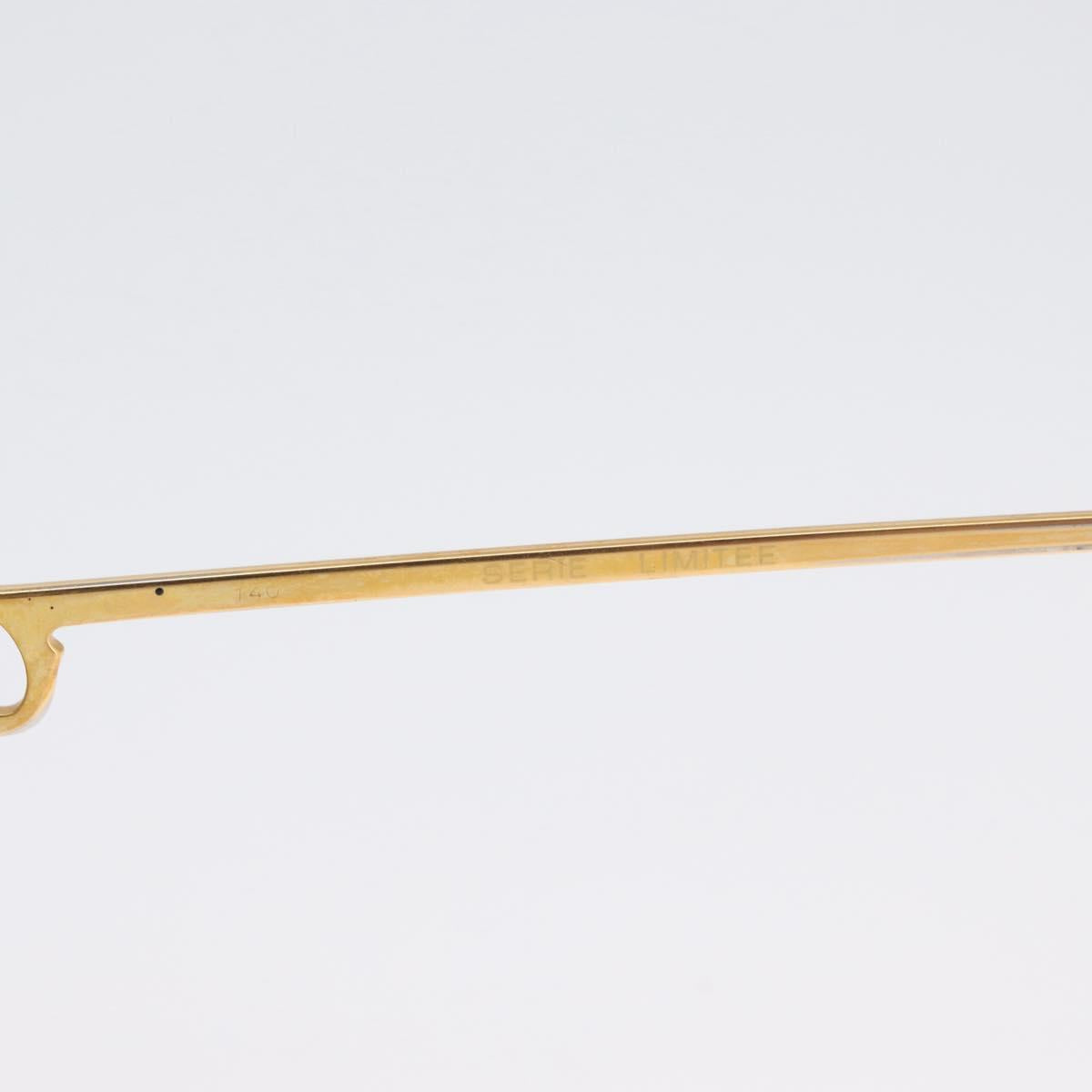 CARTIER Trinity Glasses Glasses metal Gold Tone Auth am10919