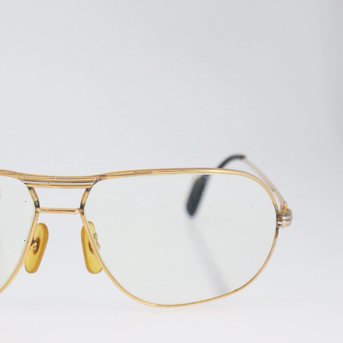 CARTIER Trinity Glasses Glasses metal Gold Tone Auth am10919