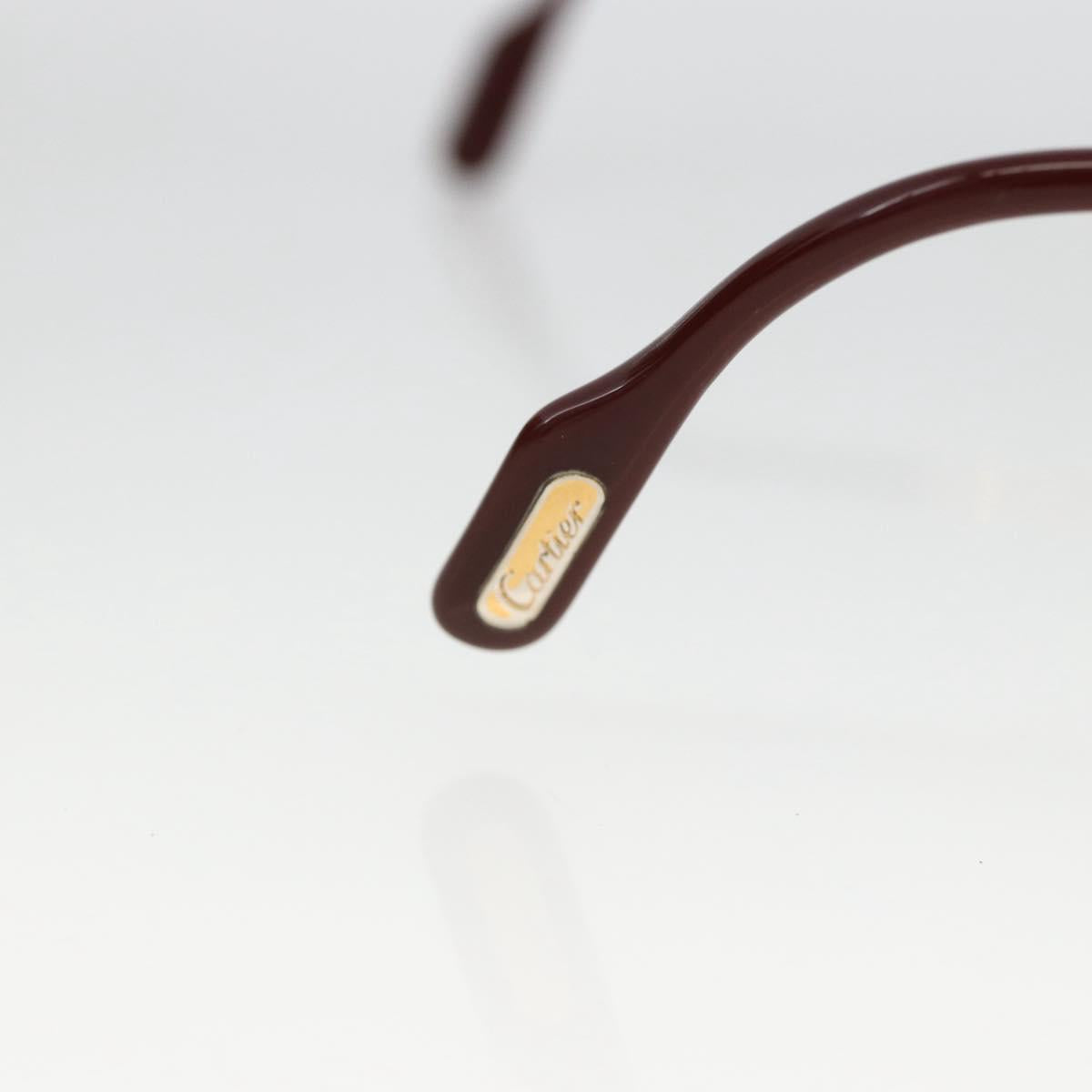 CARTIER Sunglasses metal Gold Tone Auth am10920V
