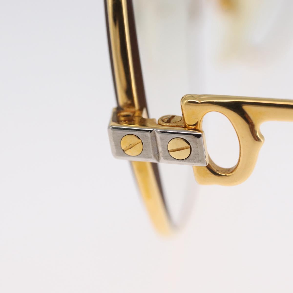 CARTIER Glasses metal Gold Tone Auth am10921