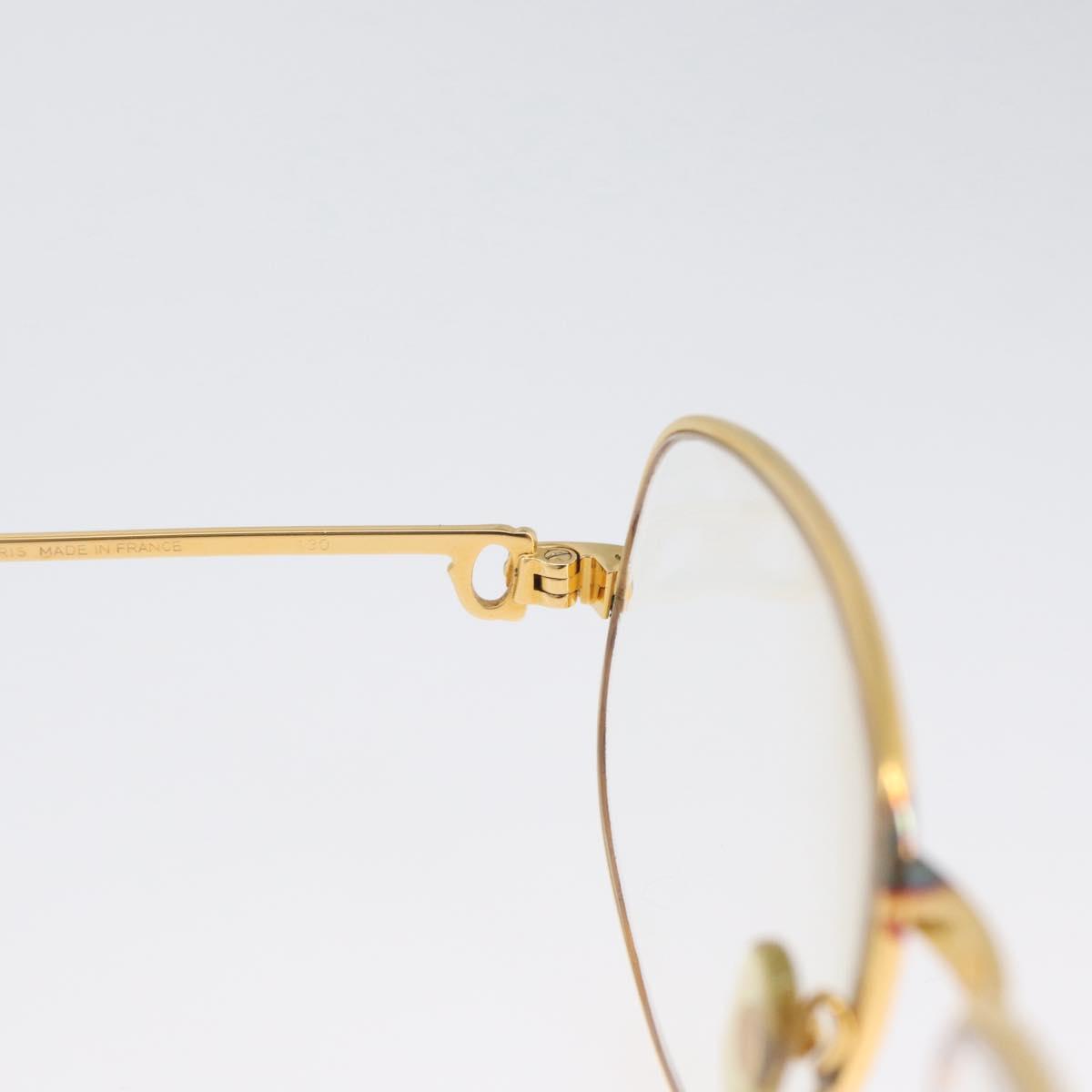 CARTIER Trinity Glasses metal Gold Tone Auth am10922