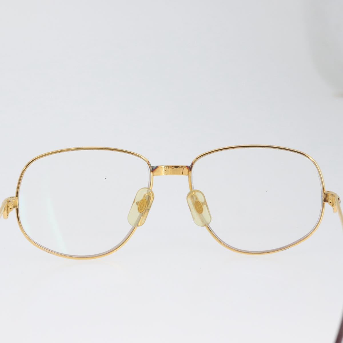 CARTIER Trinity Glasses metal Gold Tone Auth am10922