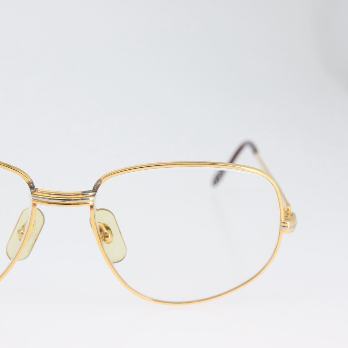 CARTIER Trinity Glasses metal Gold Tone Auth am10922