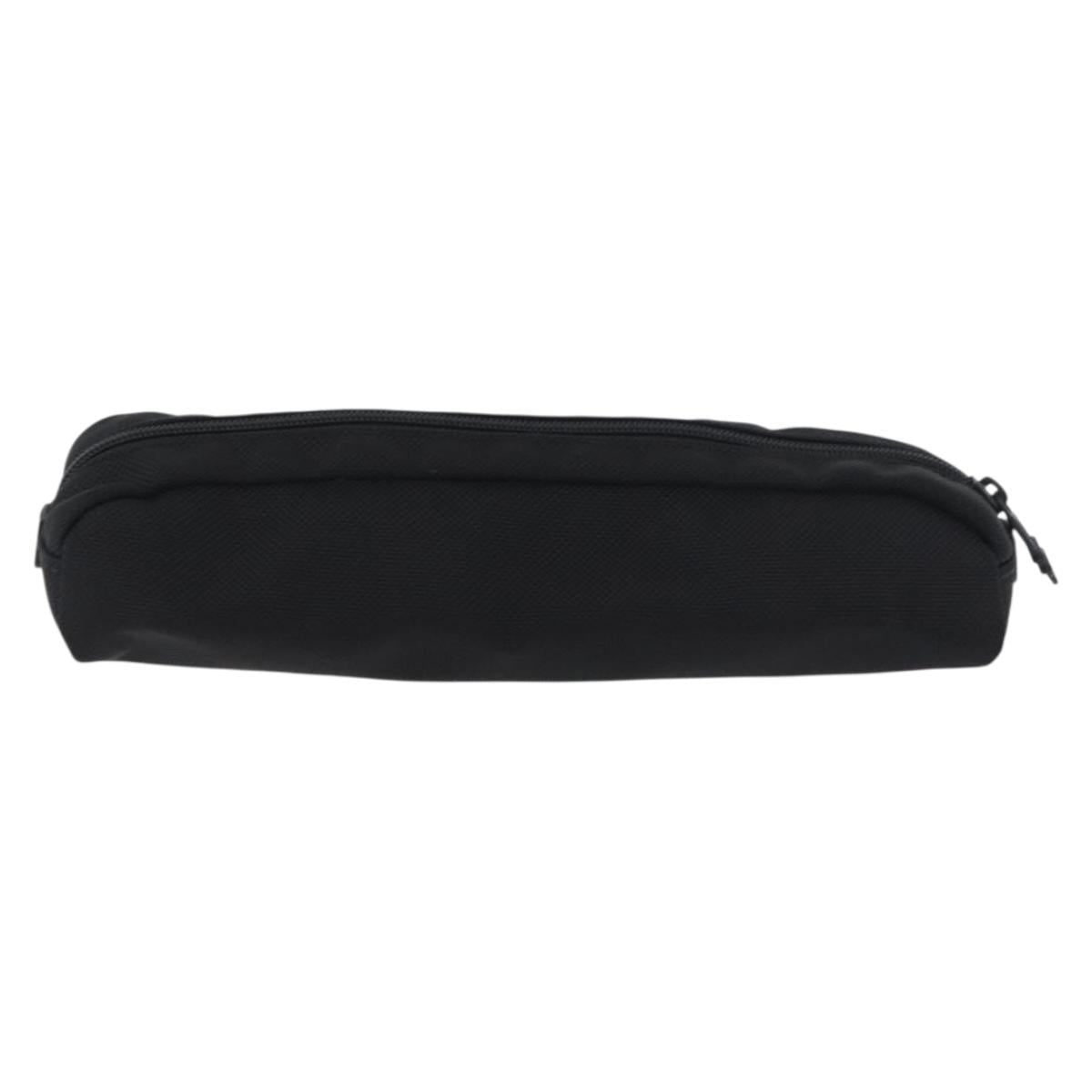 TUMI Pouch Name Tag Leather nylon 6 Set Black Auth am10927