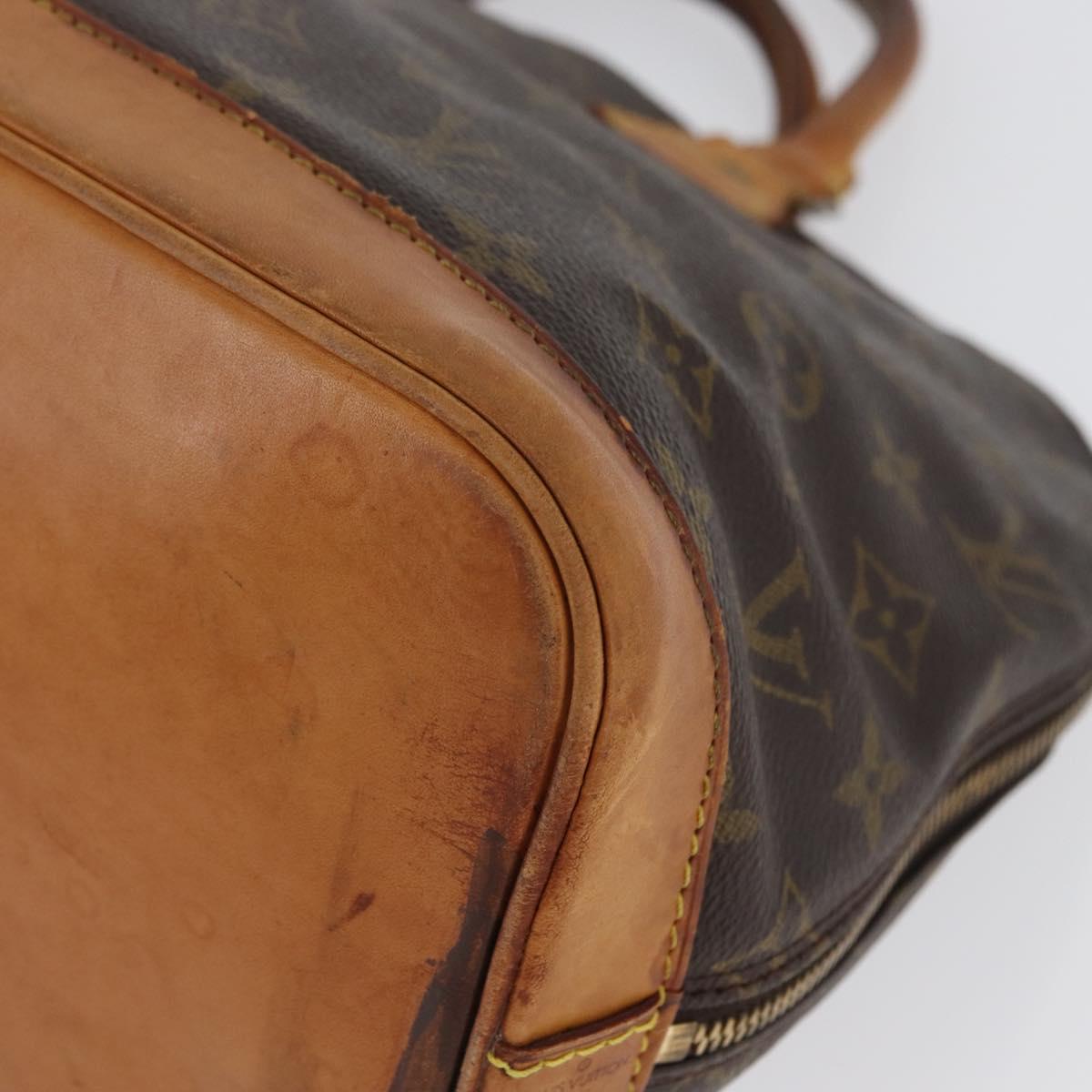 LOUIS VUITTON Monogram Alma Hand Bag M51130 LV Auth am10935