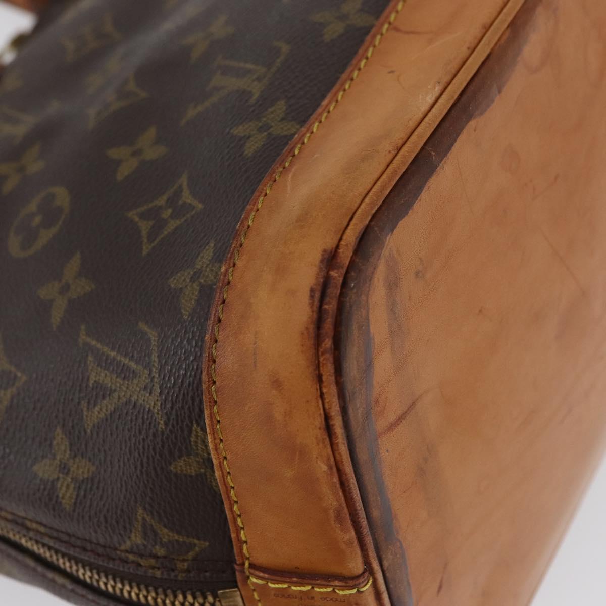 LOUIS VUITTON Monogram Alma Hand Bag M51130 LV Auth am10935