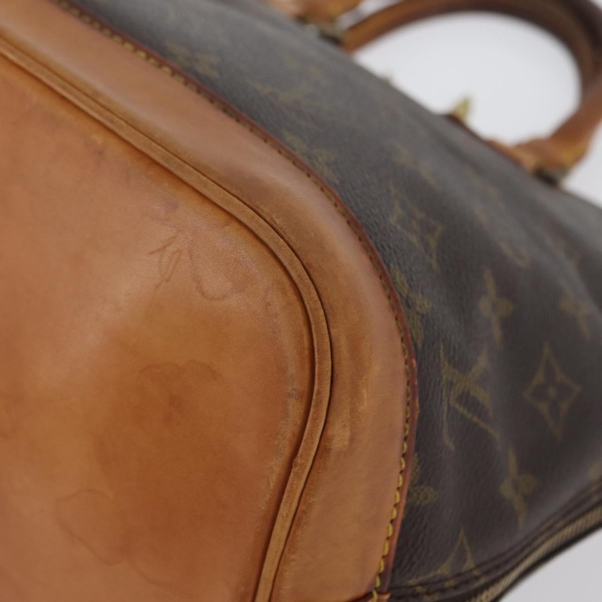 LOUIS VUITTON Monogram Alma Hand Bag M51130 LV Auth am10935