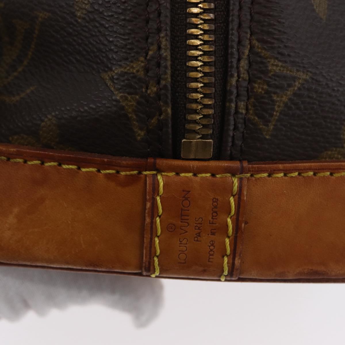 LOUIS VUITTON Monogram Alma Hand Bag M51130 LV Auth am10935