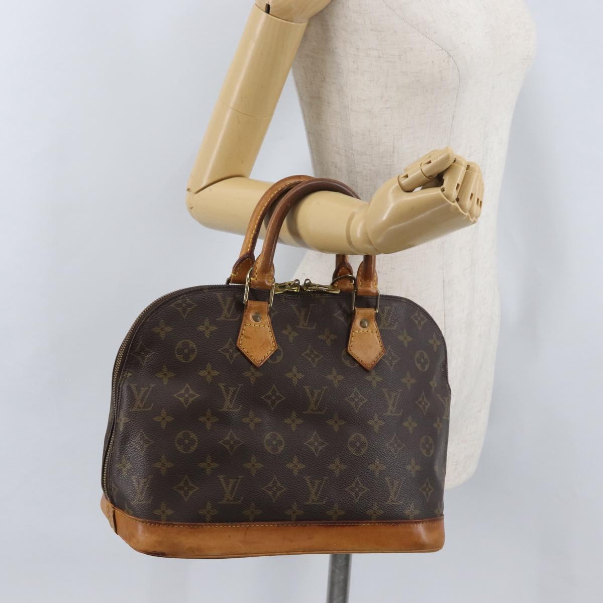 LOUIS VUITTON Monogram Alma Hand Bag M51130 LV Auth am10935