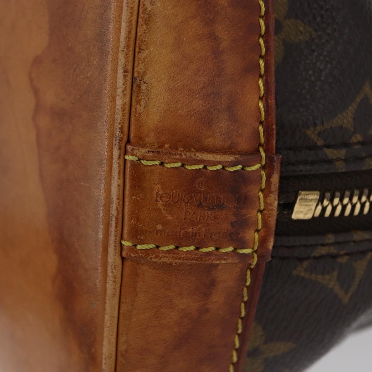 LOUIS VUITTON Monogram Alma Hand Bag M51130 LV Auth am10936