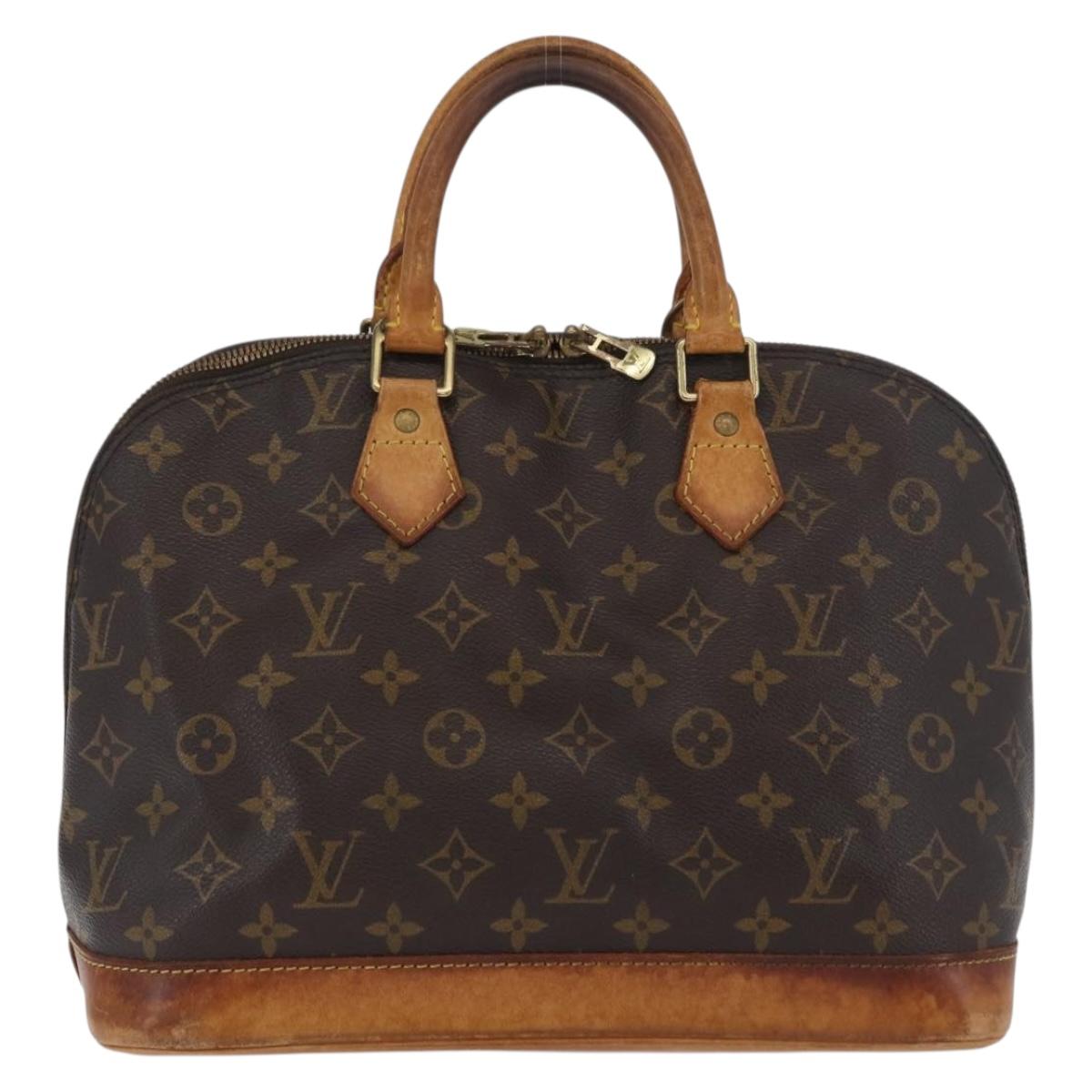 LOUIS VUITTON Monogram Alma Hand Bag M51130 LV Auth am10936