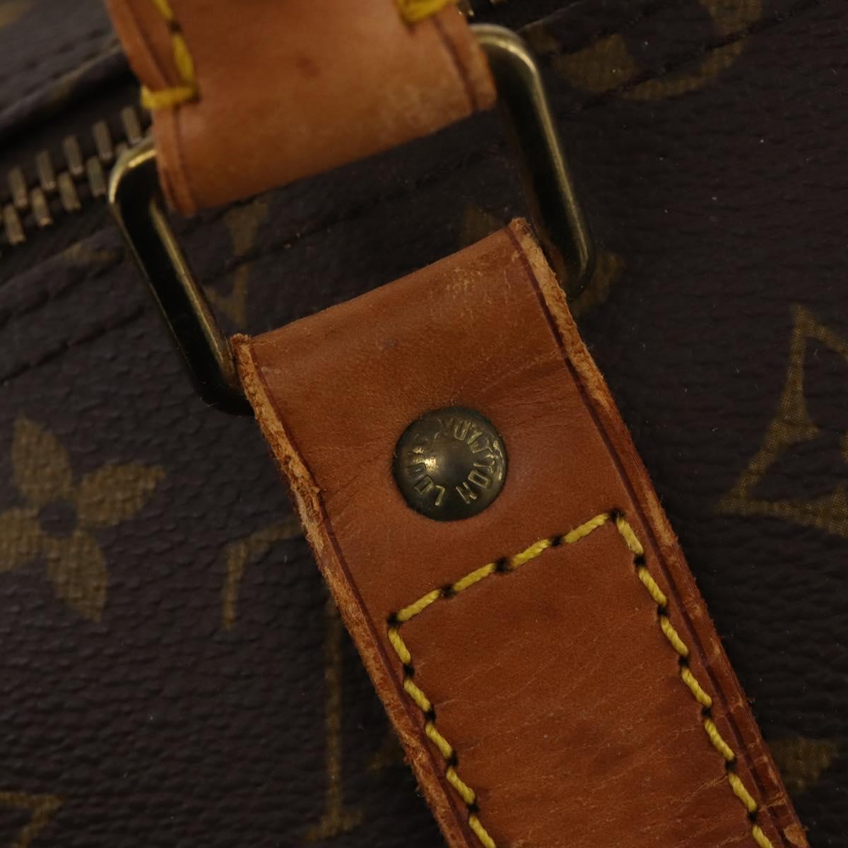 LOUIS VUITTON Monogram Keepall 55 Boston Bag M41424 LV Auth am10942