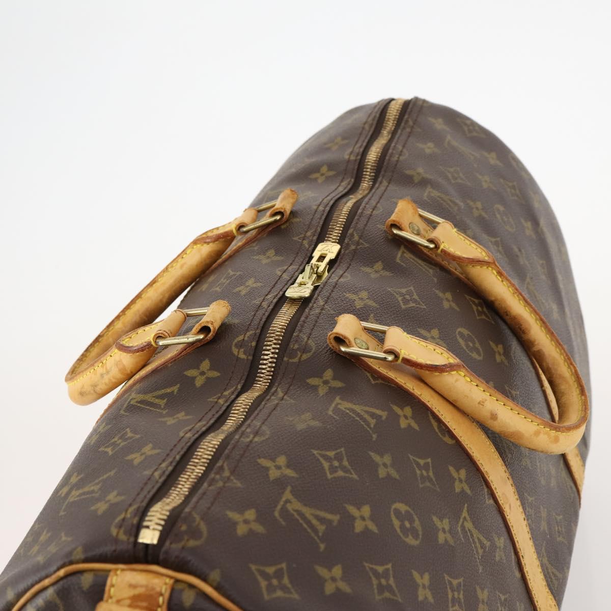 LOUIS VUITTON Monogram Keepall Bandouliere 50 Boston Bag M41416 LV Auth am10944