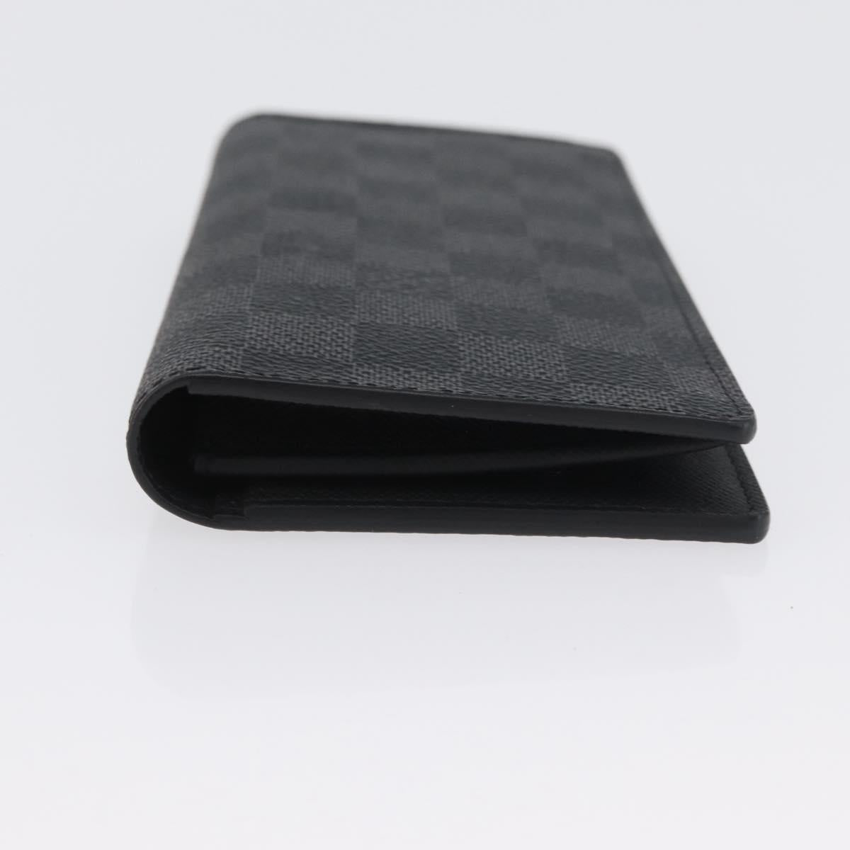LOUIS VUITTON Damier Graphite Portefeuille Plaza Wallet N62665 LV Auth am10965V