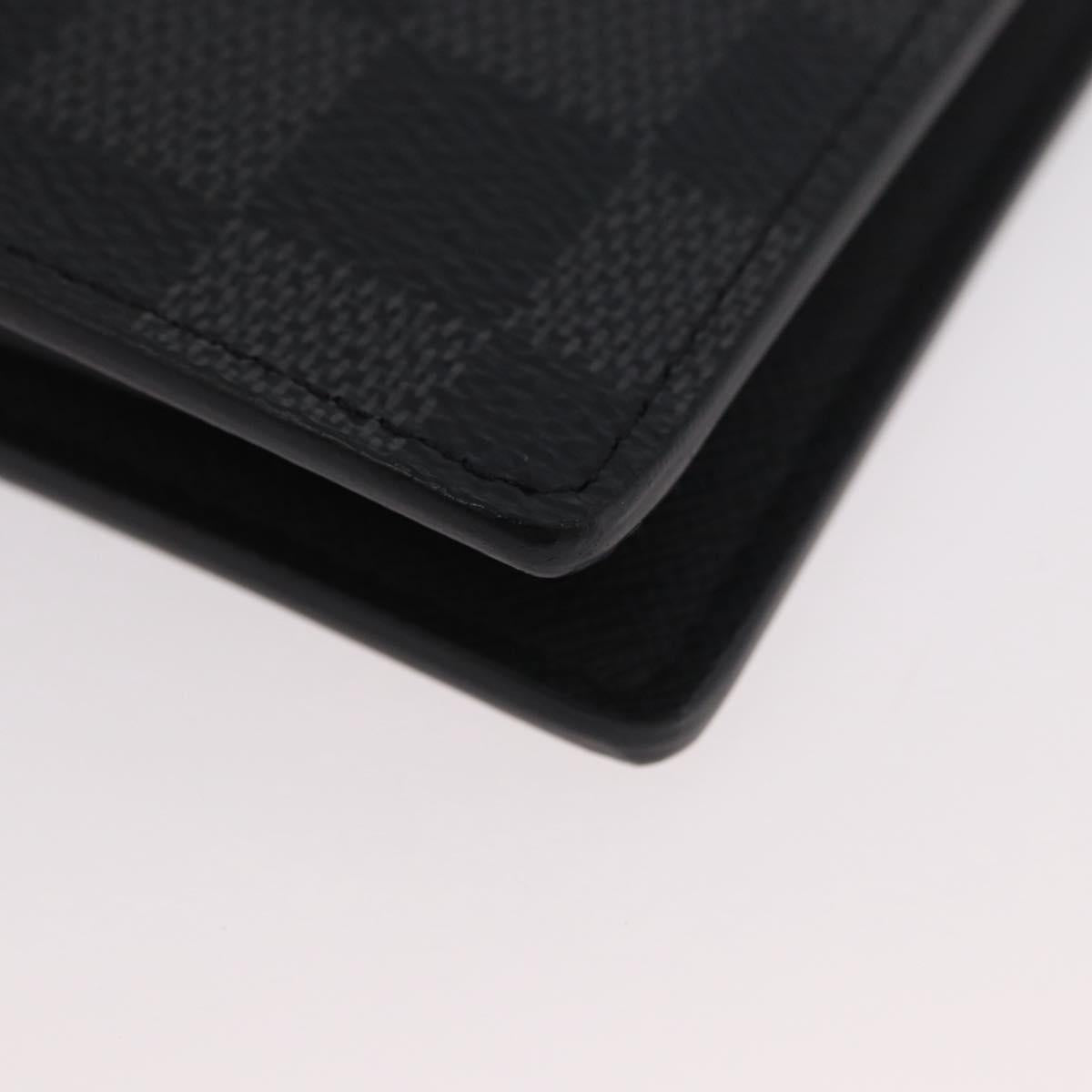 LOUIS VUITTON Damier Graphite Portefeuille Plaza Wallet N62665 LV Auth am10965V