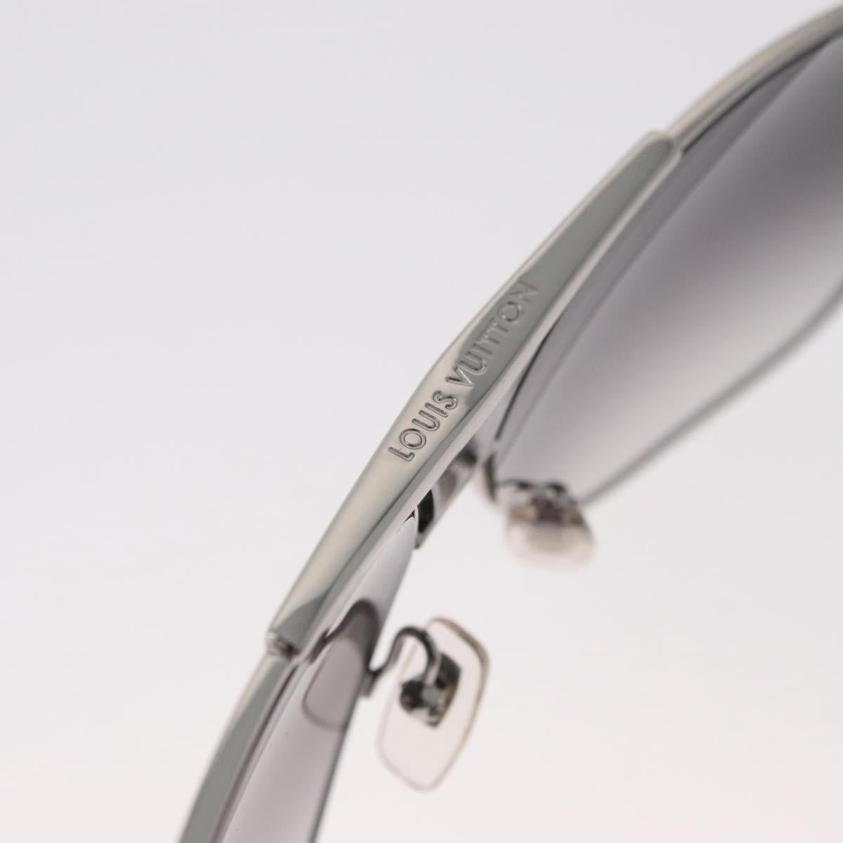LOUIS VUITTON Sunglasses metal Black LV Auth am10968V