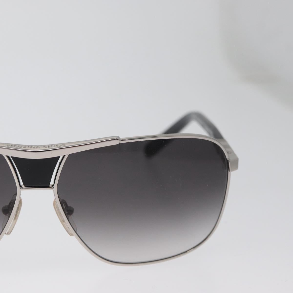 LOUIS VUITTON Sunglasses metal Black LV Auth am10968V