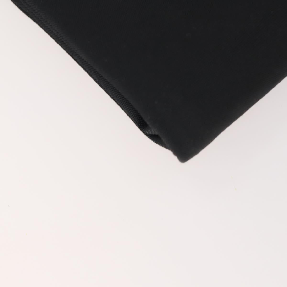 GUCCI Garment Cover Nylon Black Silver 011 2702 Auth am10969