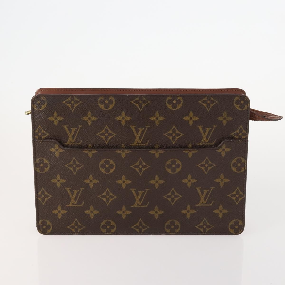 LOUIS VUITTON Monogram Clutch Bag 3 Set LV Auth am10971