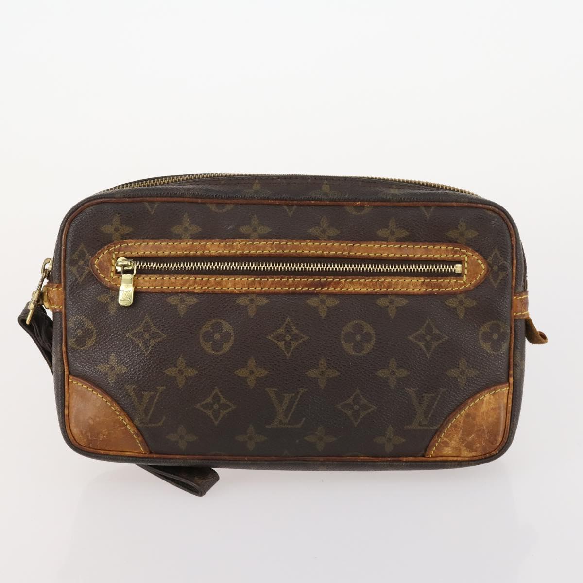 LOUIS VUITTON Monogram Clutch Bag 3 Set LV Auth am10971