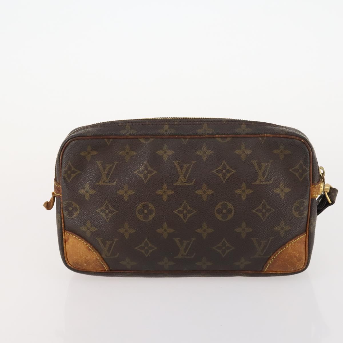 LOUIS VUITTON Monogram Clutch Bag 3 Set LV Auth am10971