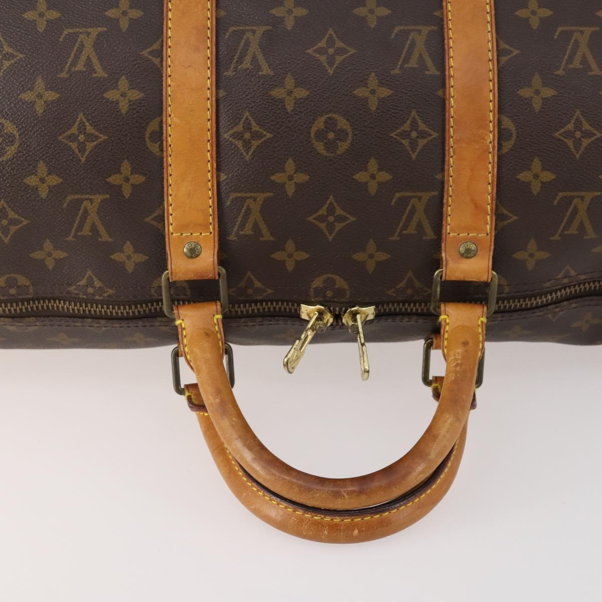 LOUIS VUITTON Monogram Keepall 50 Boston Bag M41426 LV Auth am10983