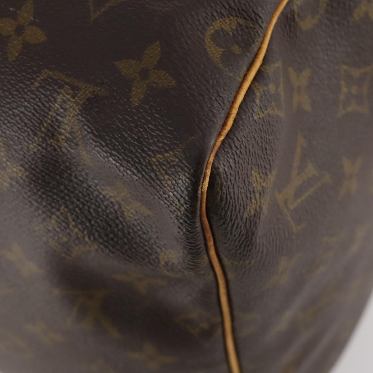LOUIS VUITTON Monogram Keepall 55 Boston Bag M41424 LV Auth am10986