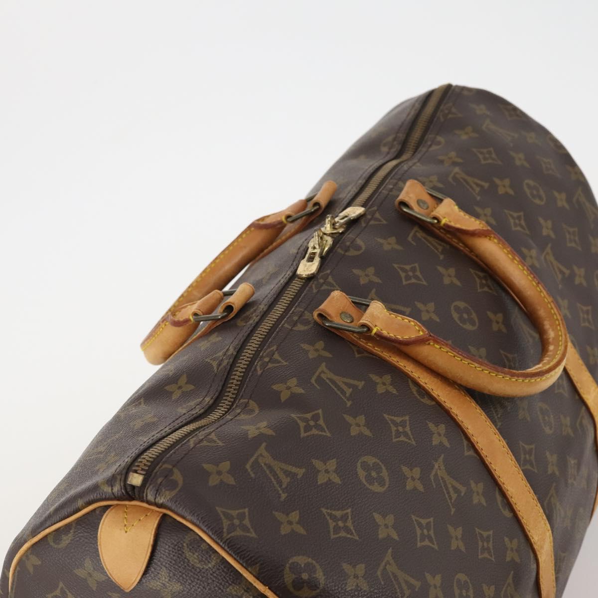 LOUIS VUITTON Monogram Keepall 50 Boston Bag M41426 LV Auth am10987