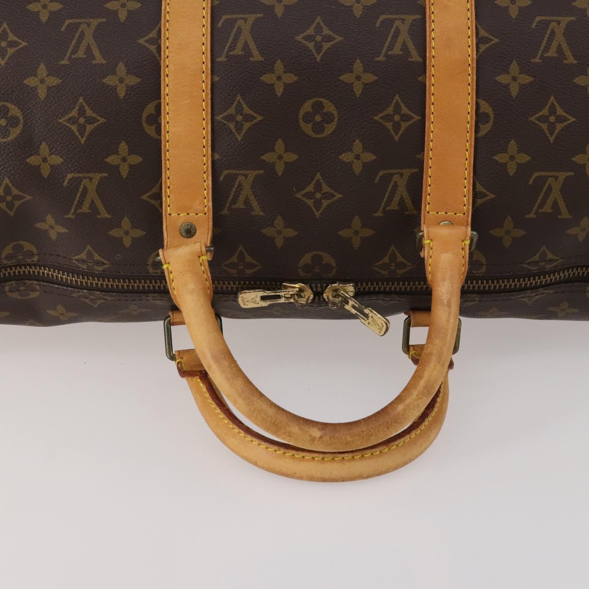 LOUIS VUITTON Monogram Keepall 50 Boston Bag M41426 LV Auth am10987
