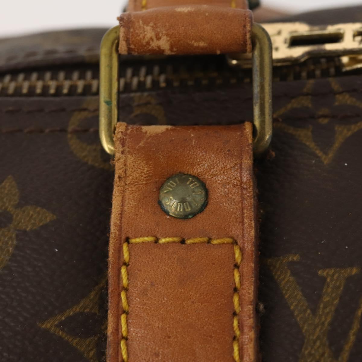 LOUIS VUITTON Monogram Keepall Bandouliere 50 Boston Bag M41416 LV Auth am10989
