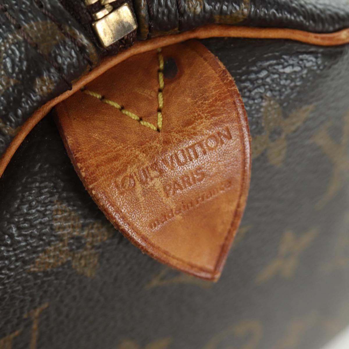 LOUIS VUITTON Monogram Speedy 25 Hand Bag M41528 LV Auth am10992A