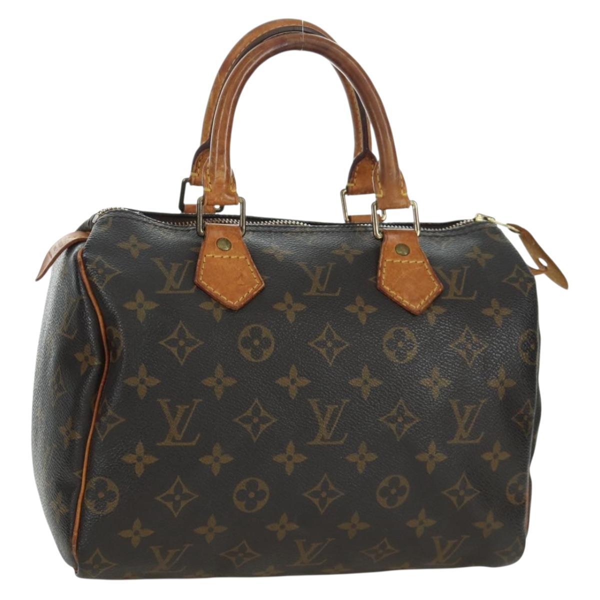 LOUIS VUITTON Monogram Speedy 25 Hand Bag M41528 LV Auth am10992A