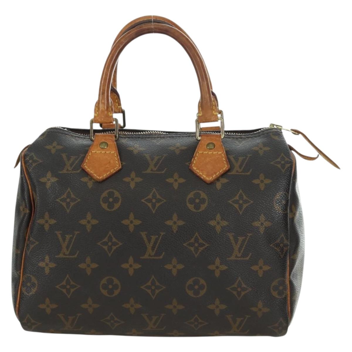 LOUIS VUITTON Monogram Speedy 25 Hand Bag M41528 LV Auth am10992A