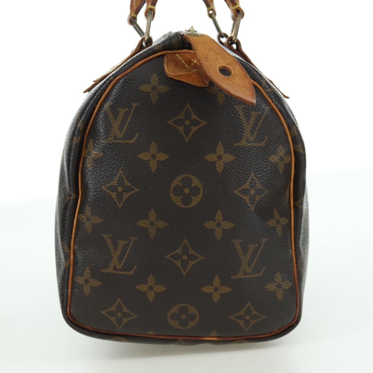 LOUIS VUITTON Monogram Speedy 25 Hand Bag M41528 LV Auth am10992A