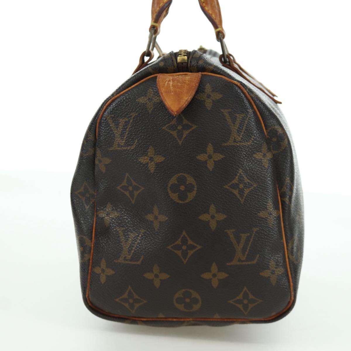 LOUIS VUITTON Monogram Speedy 25 Hand Bag M41528 LV Auth am10992A