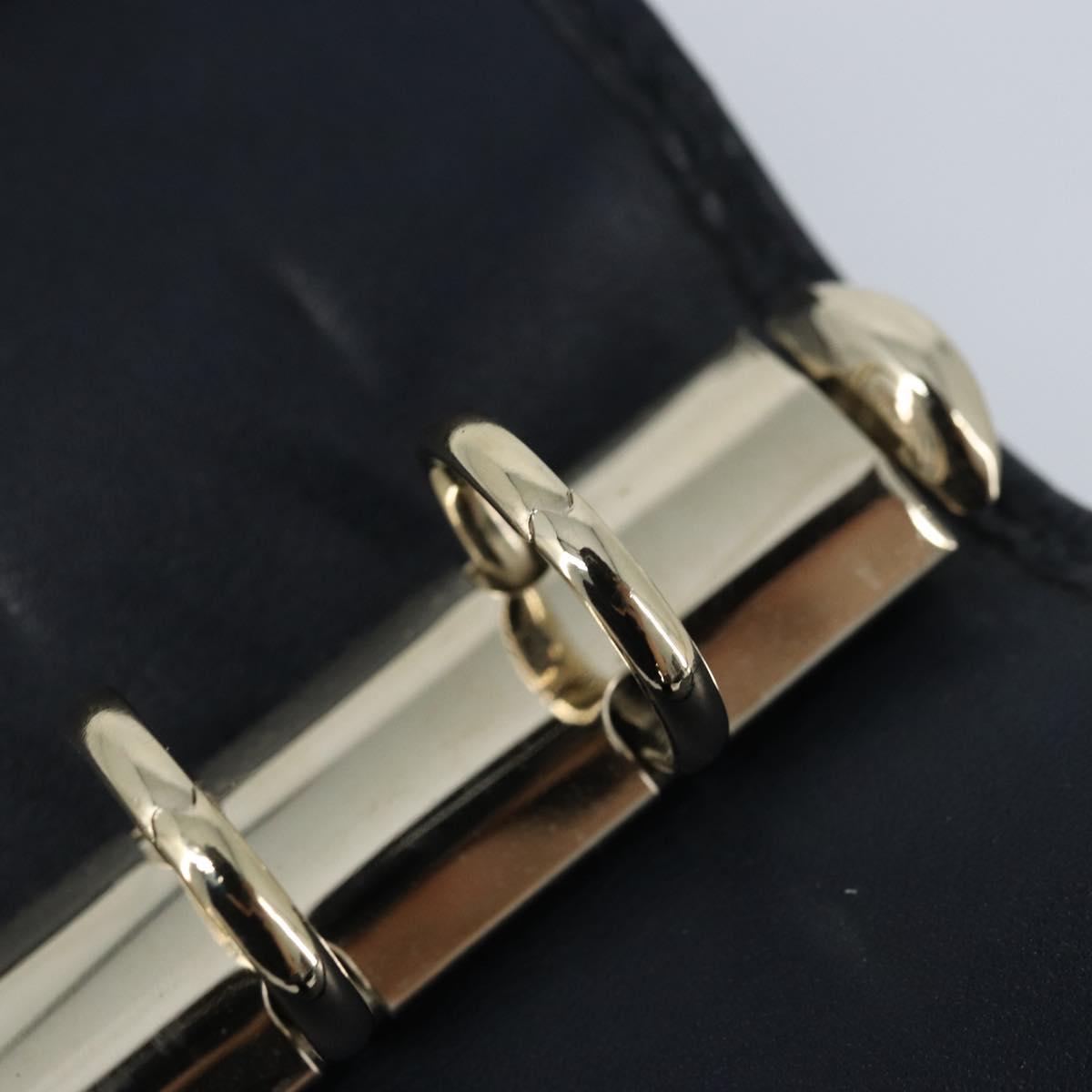 GUCCI Micro GG Guccissima Day Planner Cover Leather Navy 115240 Auth am11017