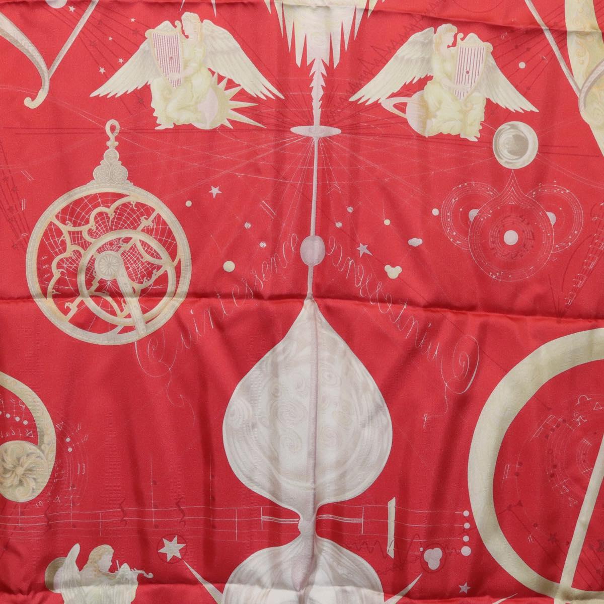HERMES Carre 90 Scarf Silk ""QUINTESSENCE"" Red Auth am11039V
