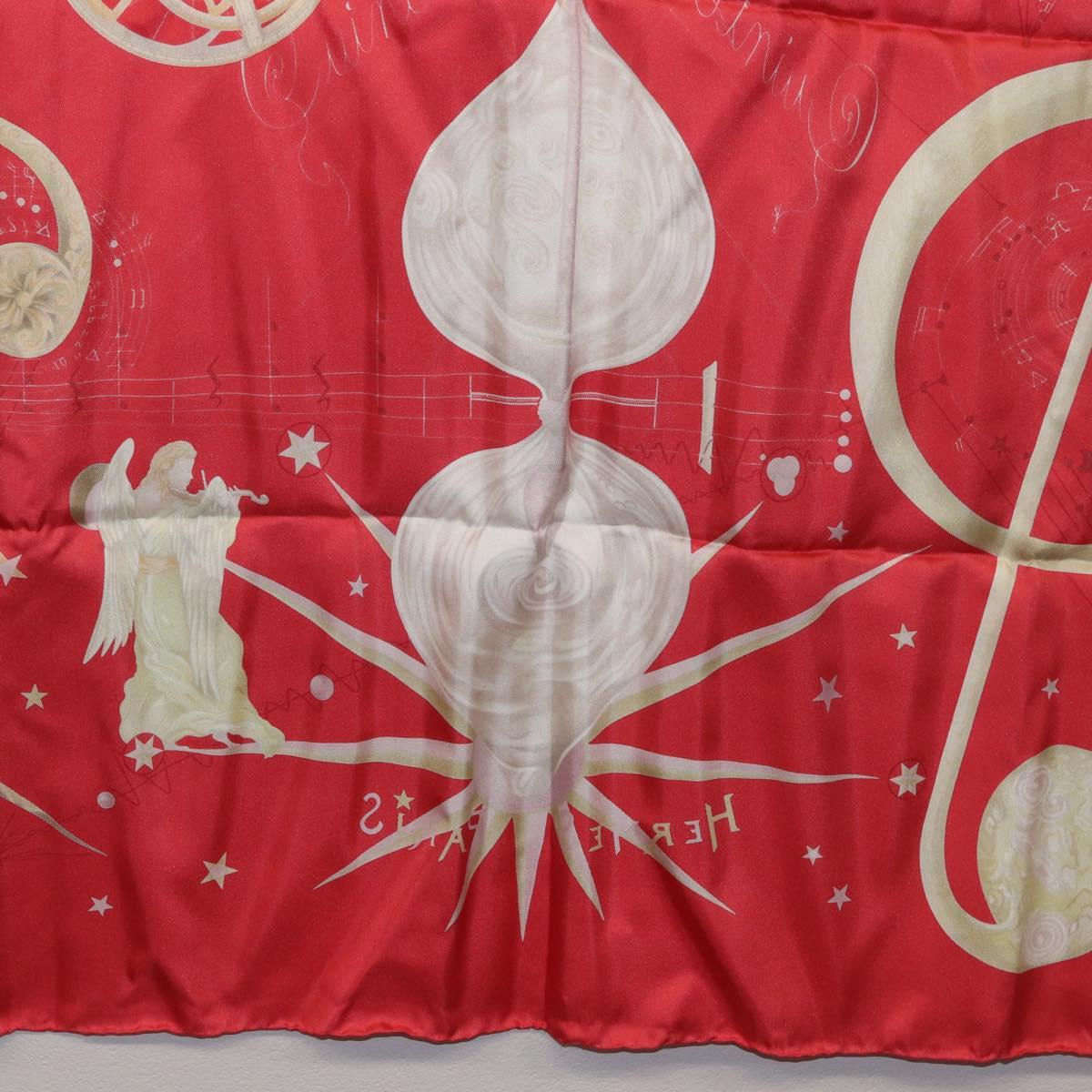 HERMES Carre 90 Scarf Silk ""QUINTESSENCE"" Red Auth am11039V