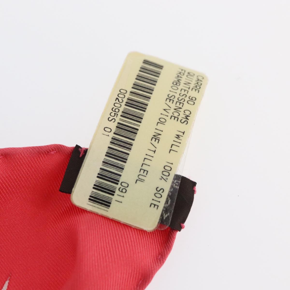 HERMES Carre 90 Scarf Silk ""QUINTESSENCE"" Red Auth am11039V