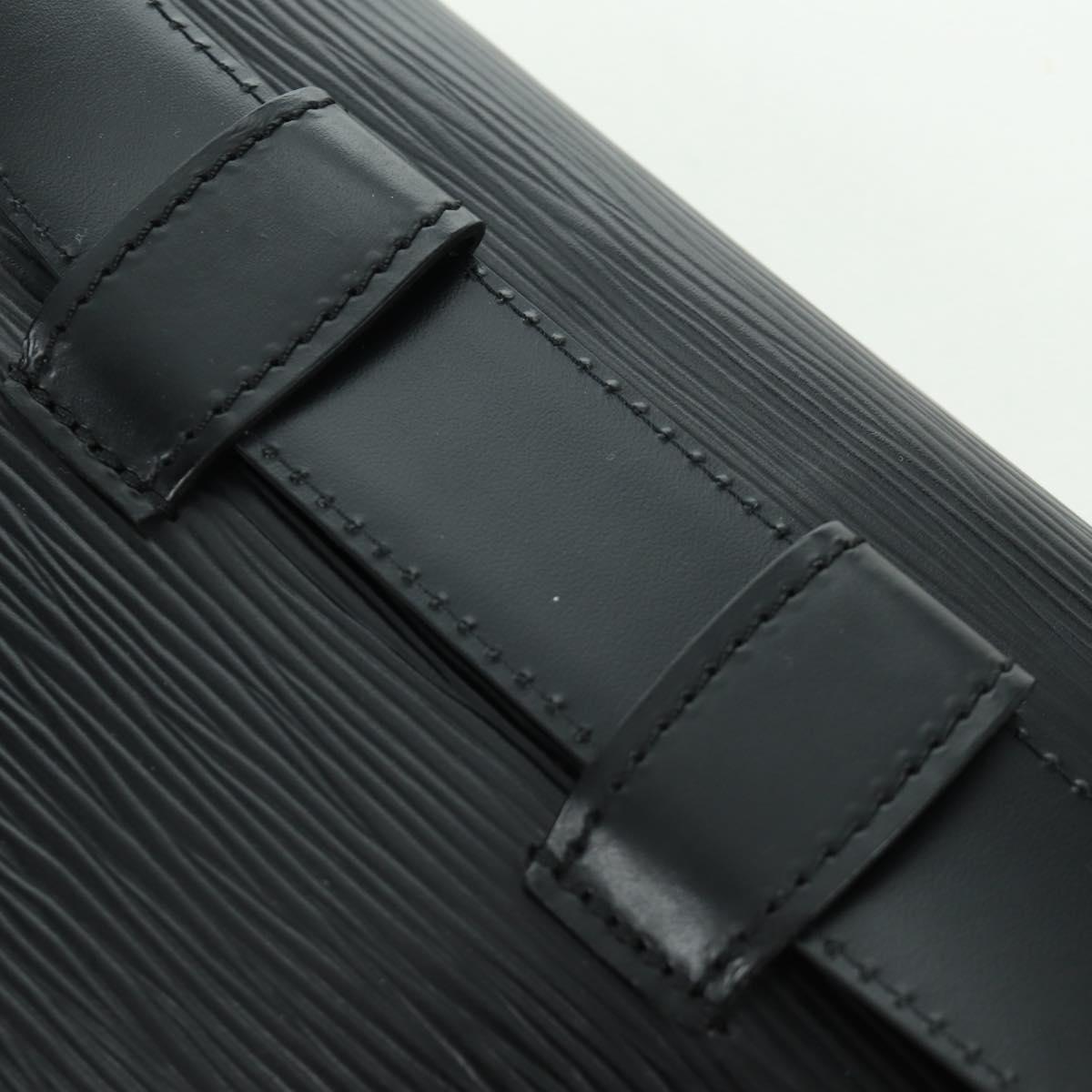 LOUIS VUITTON Epi Ceinture Tilsitt Pochette Pouch Black M52592 LV Auth am11042V
