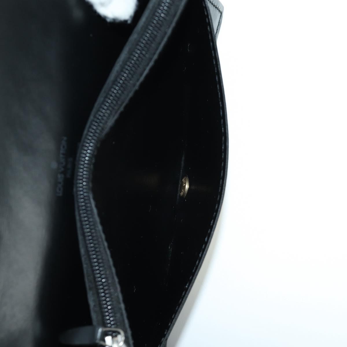 LOUIS VUITTON Epi Ceinture Tilsitt Pochette Pouch Black M52592 LV Auth am11042V