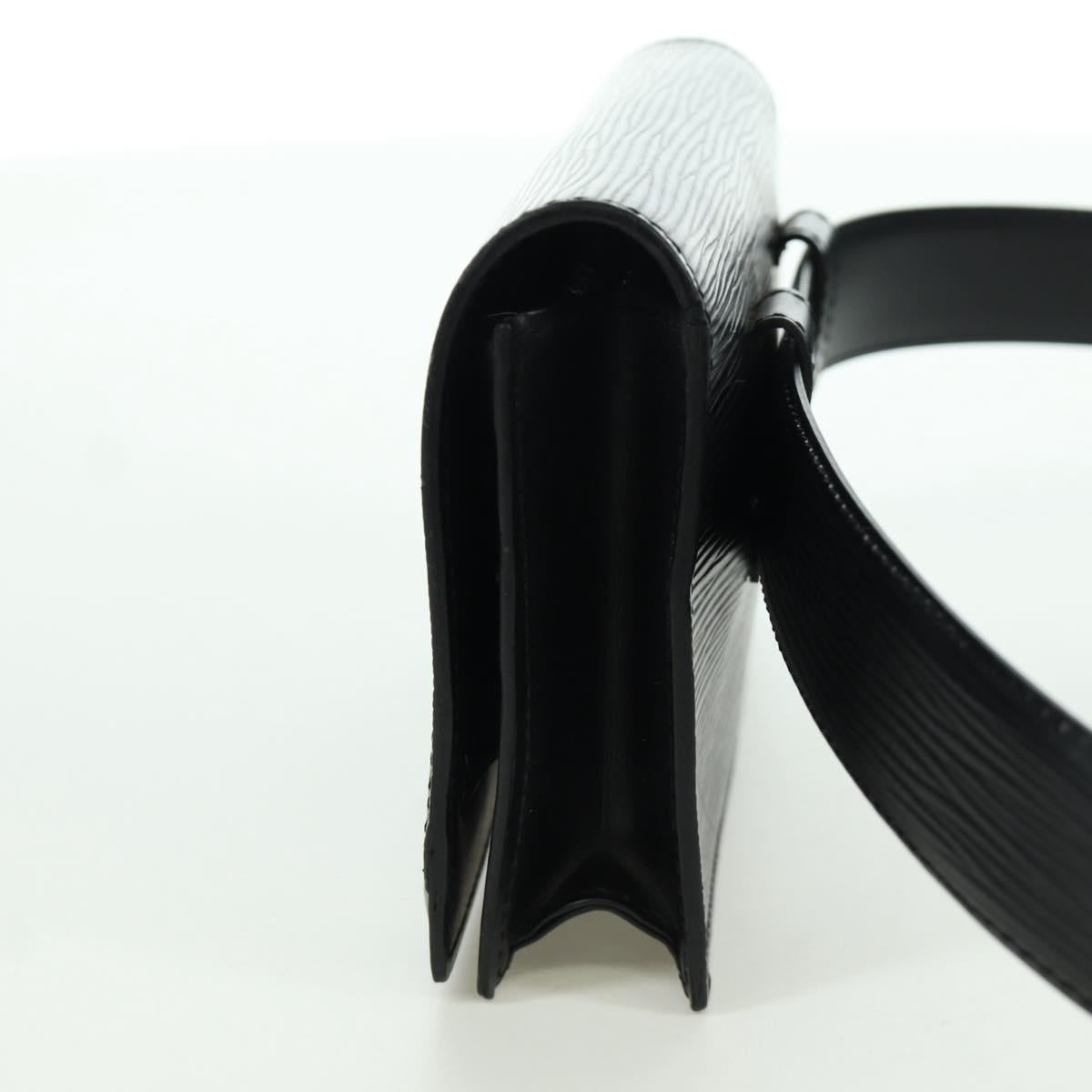 LOUIS VUITTON Epi Ceinture Tilsitt Pochette Pouch Black M52592 LV Auth am11042V