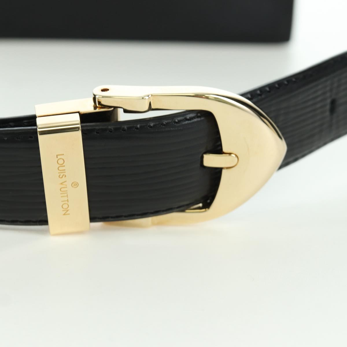 LOUIS VUITTON Epi Ceinture Tilsitt Pochette Pouch Black M52592 LV Auth am11042V
