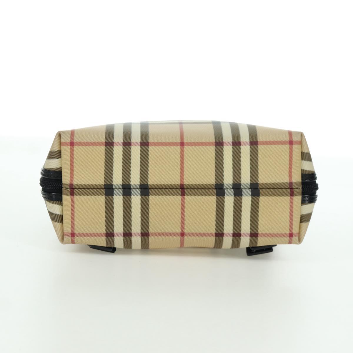 BURBERRY Nova Check Backpack PVC Beige Auth am11045V