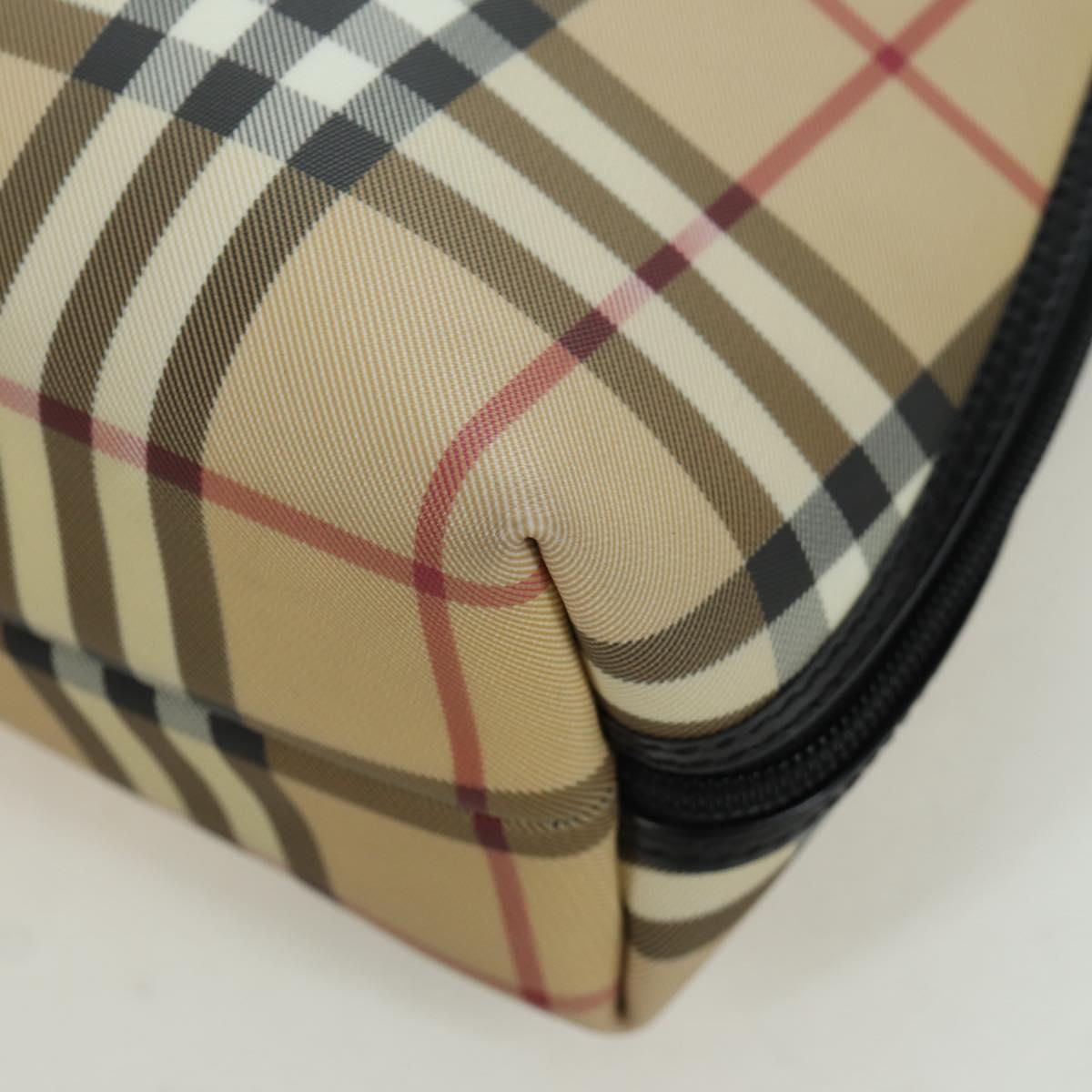 BURBERRY Nova Check Backpack PVC Beige Auth am11045V